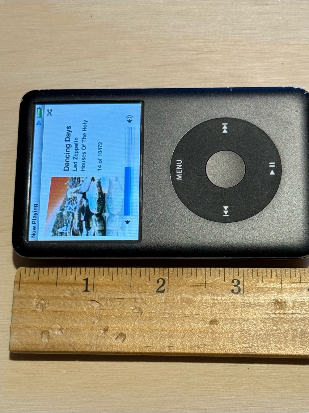 iPod Model:A1238 6thGEN 80GB Blk Tested Good w/10472-Song-Charge Read Info Blw! - Picture 16 of 16